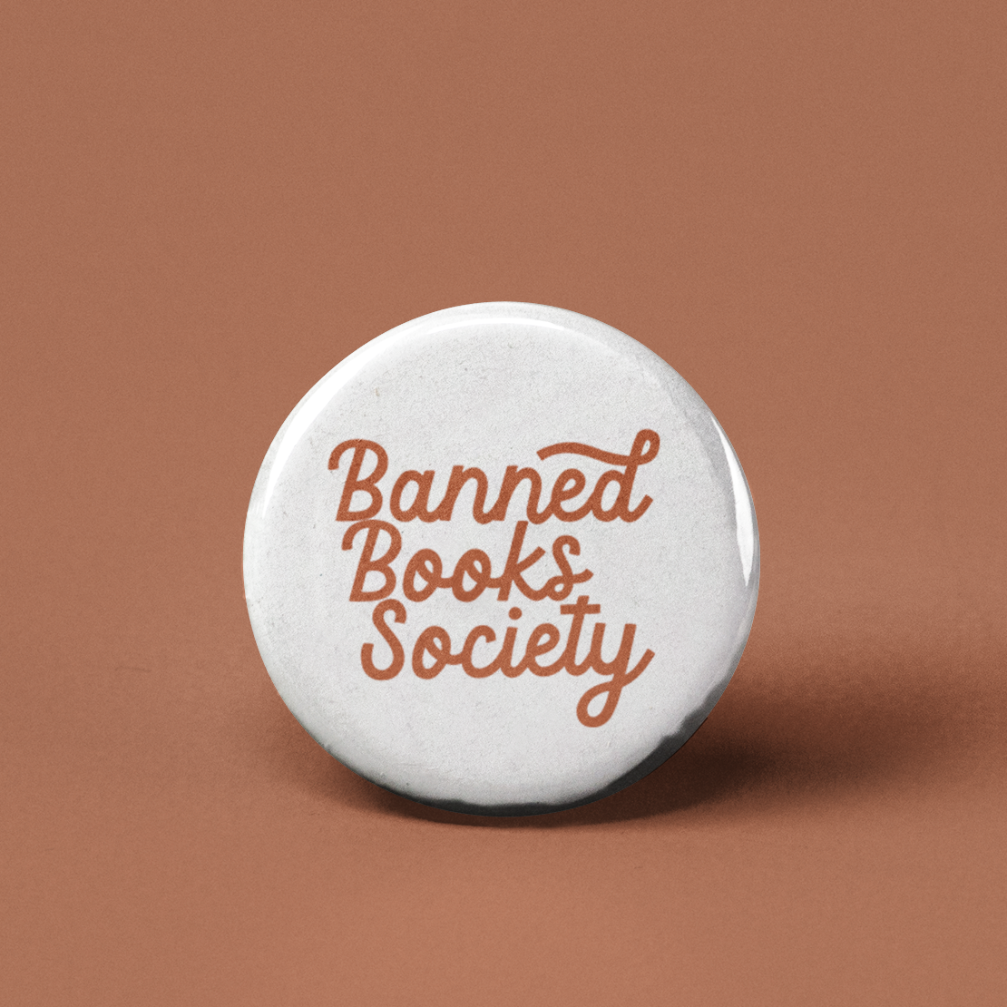 Banned Books Society Pinback Button