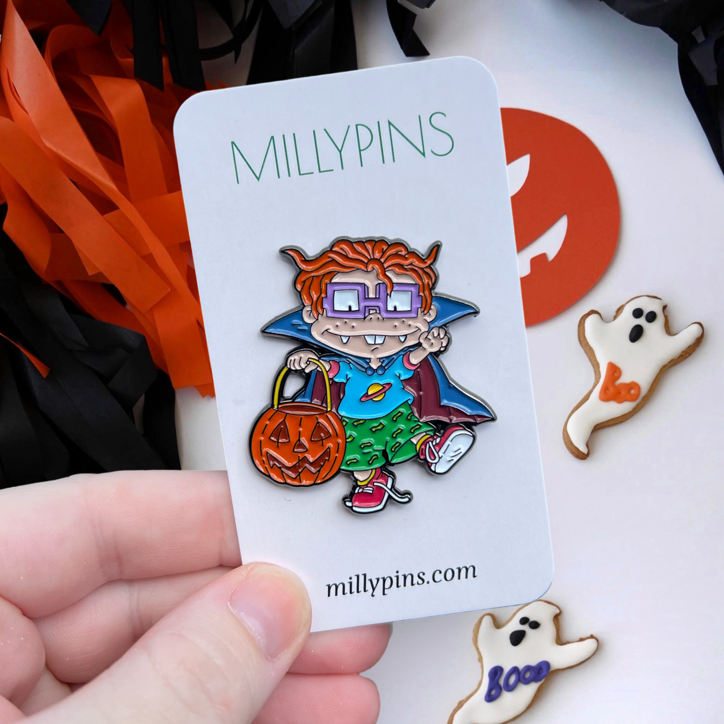 Halloween Chuckie Enamel Pin