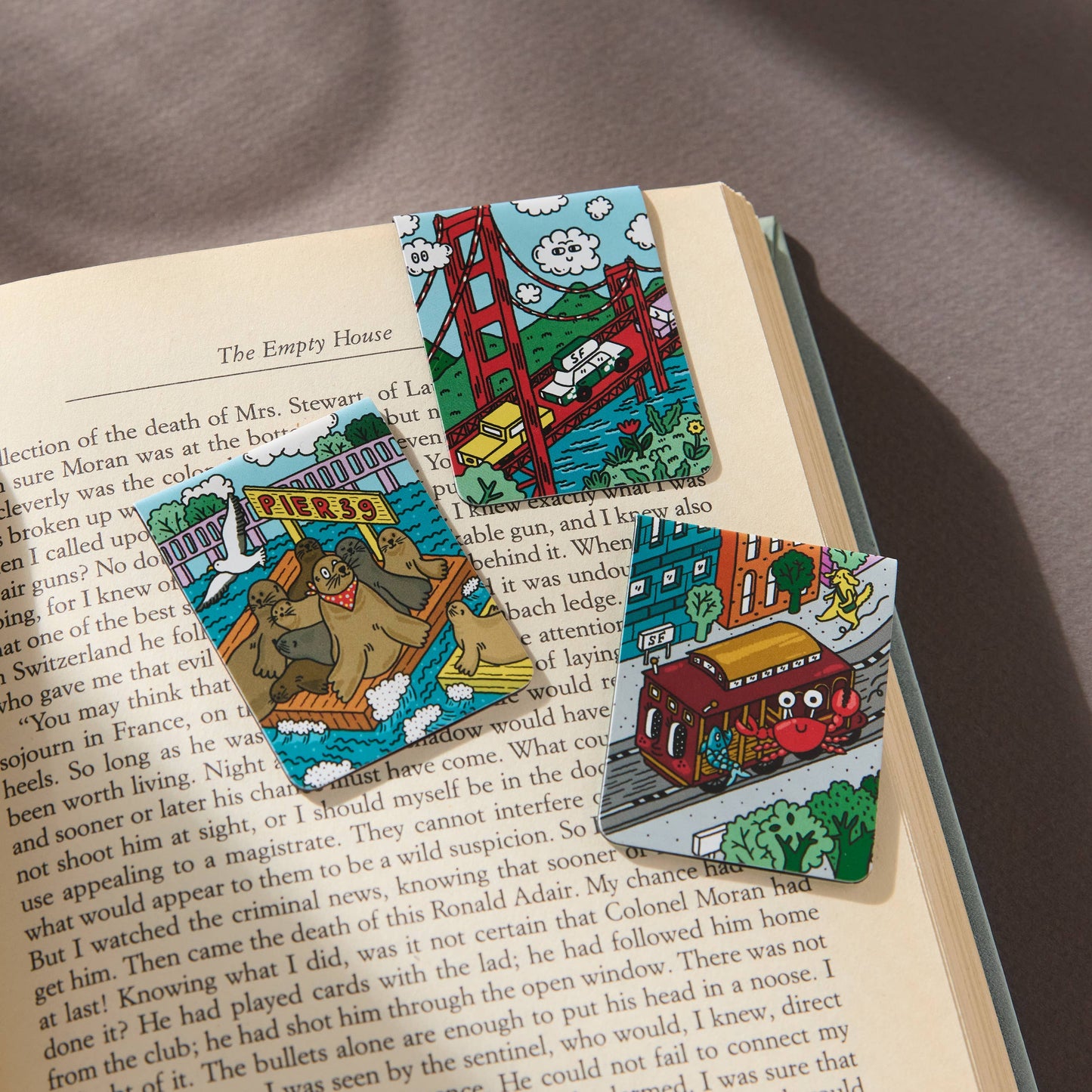 Life In The City By The Bay Magnetic Bookmarks