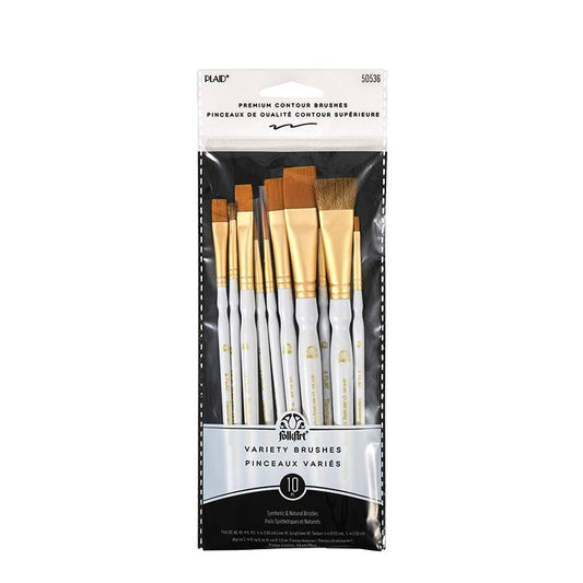 FolkArt Artist Variety Brush Set 10 Piece