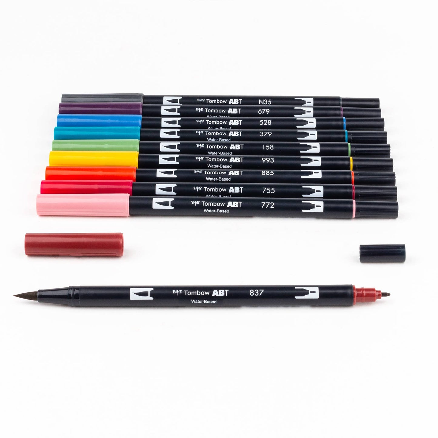 Dual Brush Pen Art Markers 10-Pack, Nineties