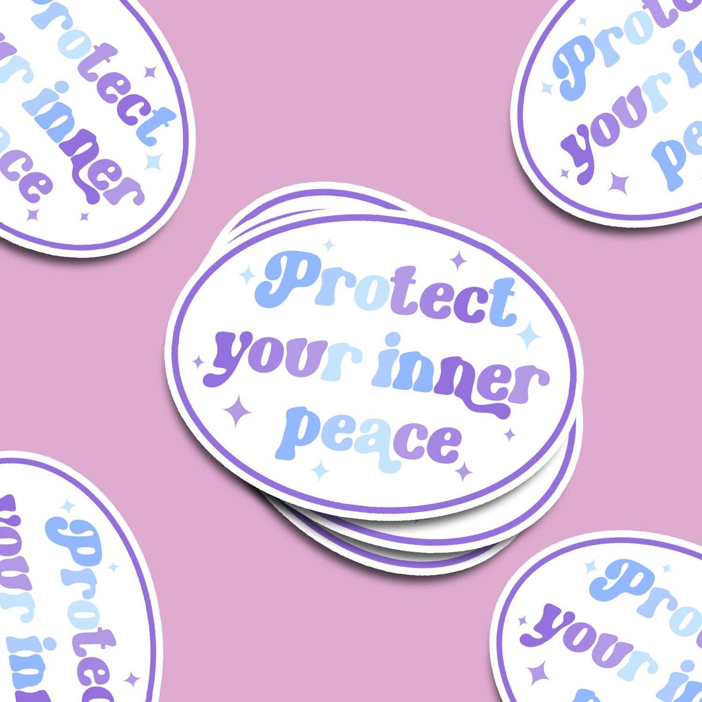 Protect Your Inner Peace Vinyl Sticker