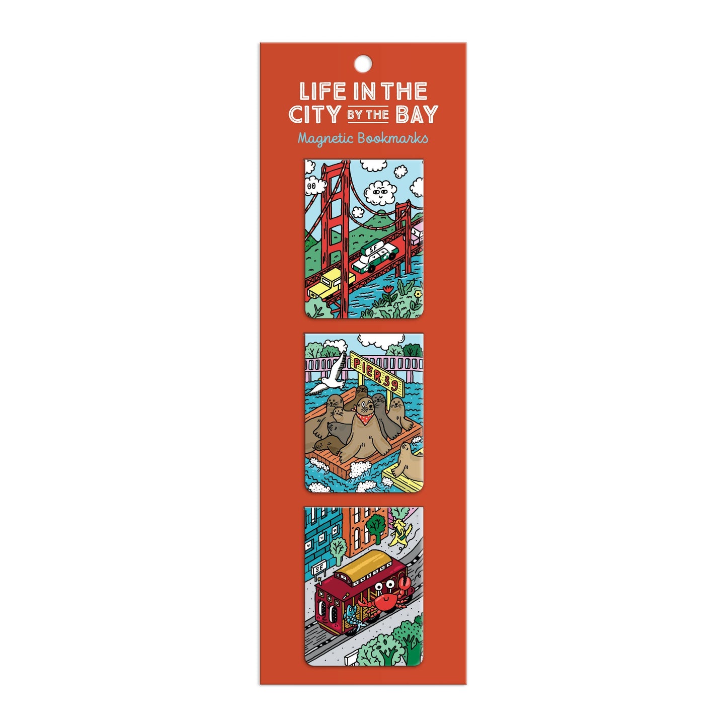 Life In The City By The Bay Magnetic Bookmarks