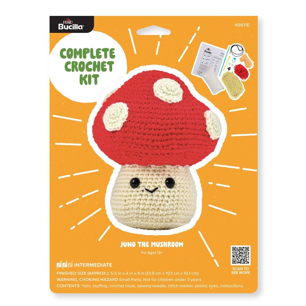 Crochet Kit - Juno the Mushroom