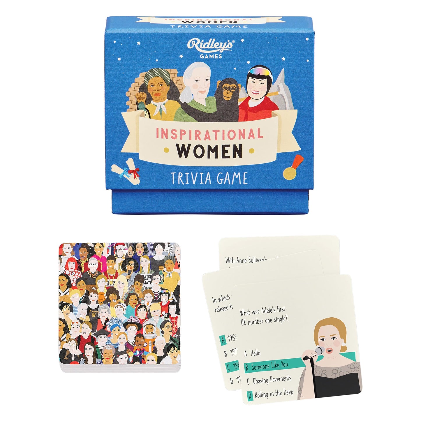 Inspirational Women Trivia Card Game