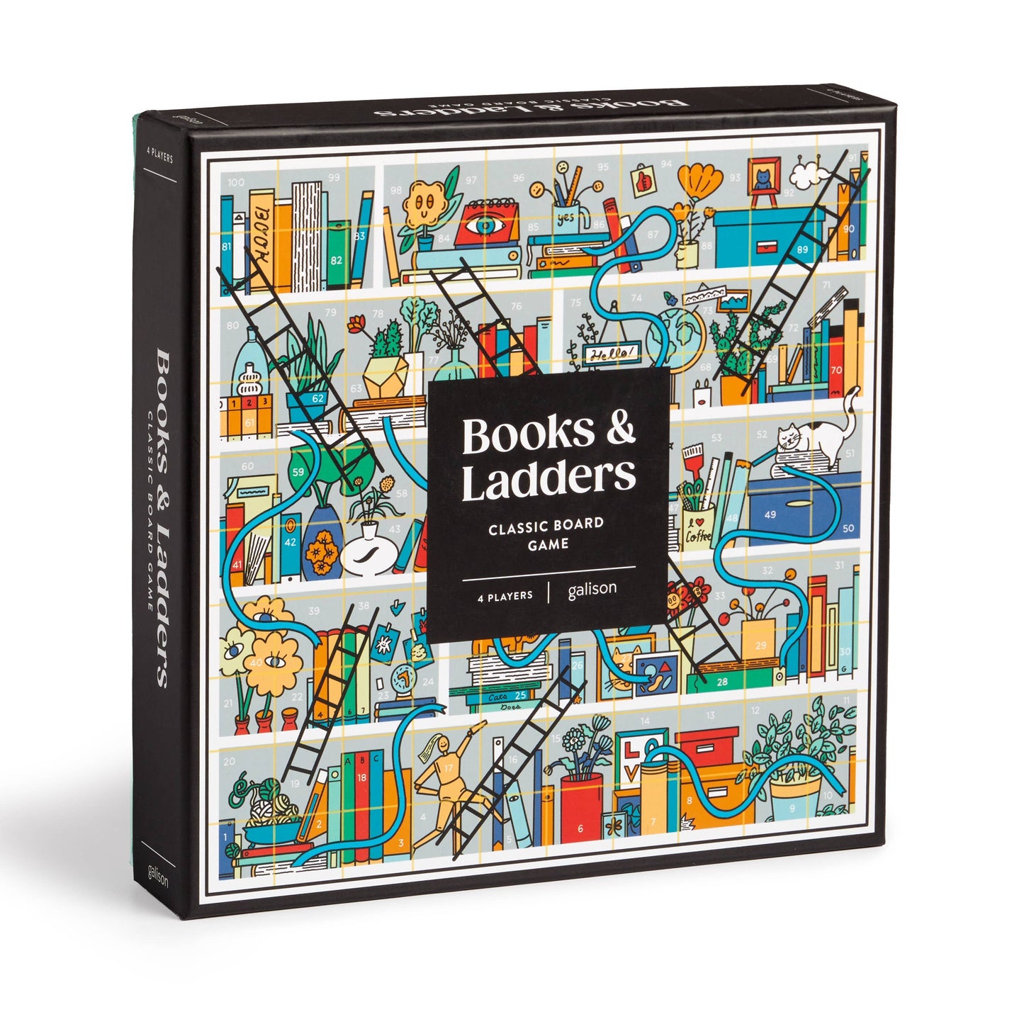 Books and Ladders Classic Board Game