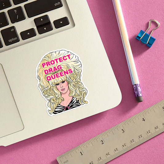 Protect Drag Queens Vinyl Sticker