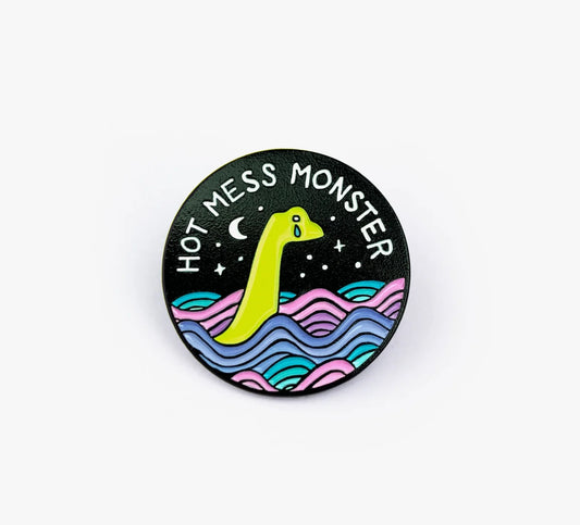 Hot Mess Monster - Nessie Enamel Pin