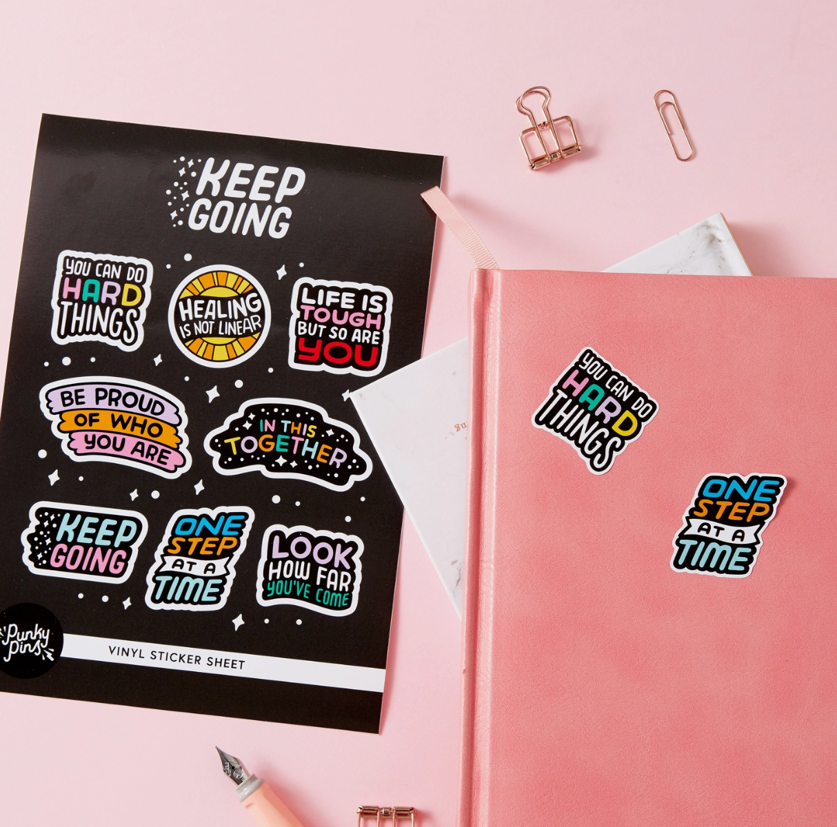 Keep Going Vinyl Sticker Sheet