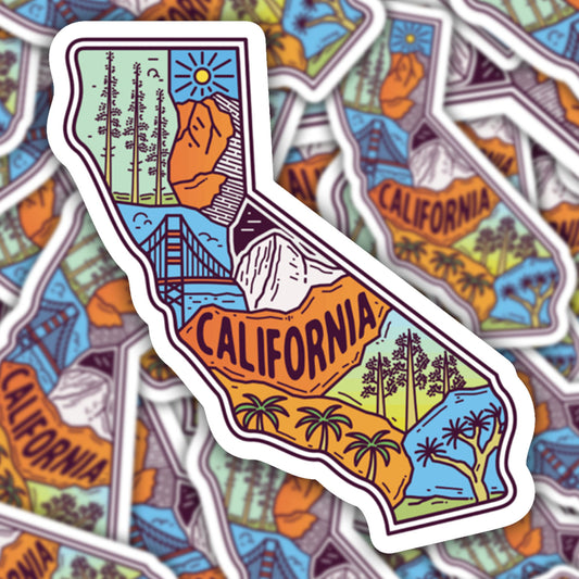 California Vinyl Sticker