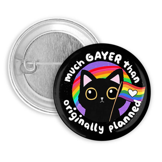 Gayer Than Planned Pinback Button