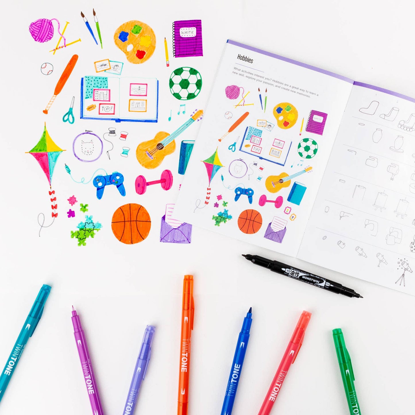 Tombow Learn to Doodle Kit