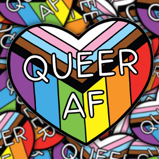 Queer AF Vinyl Sticker