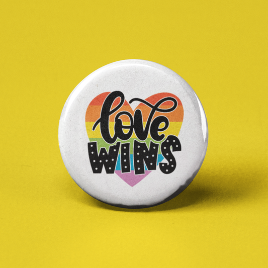 Love Wins Pinback Button