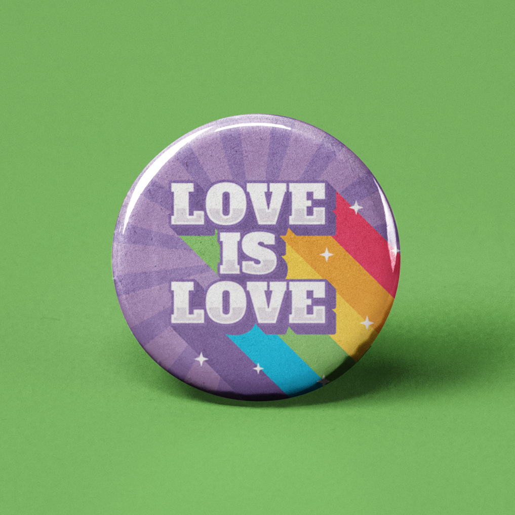 Love is Love Pinback Button