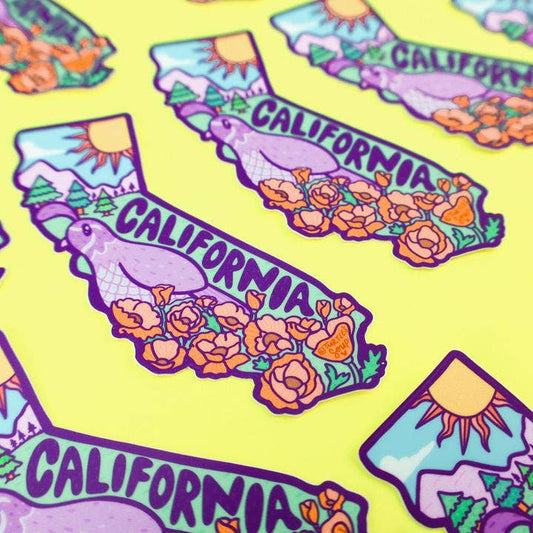 California State Vinyl Sticker