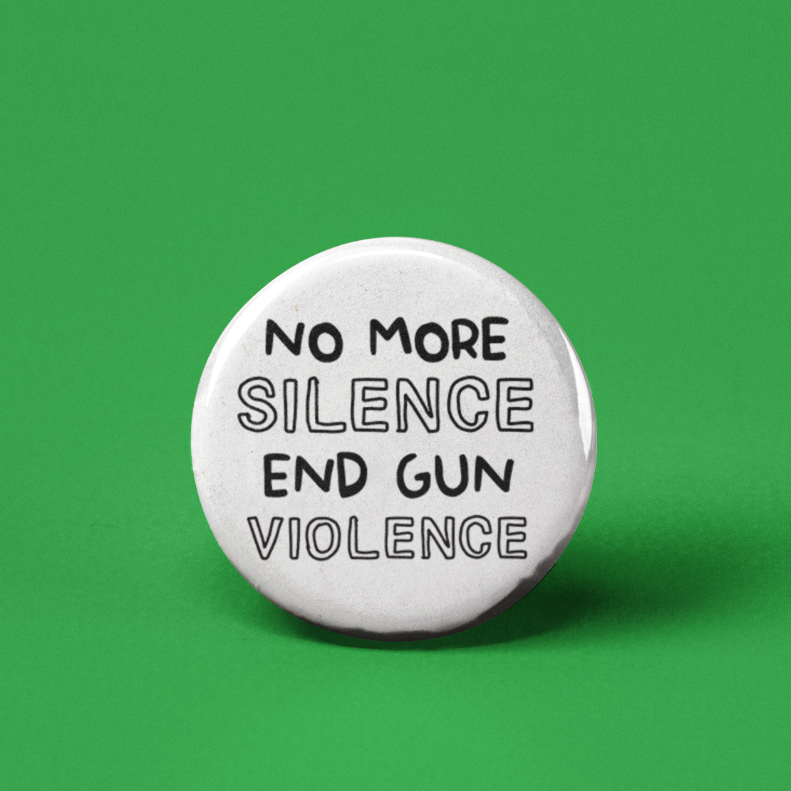 End Gun Violence Pinback Button