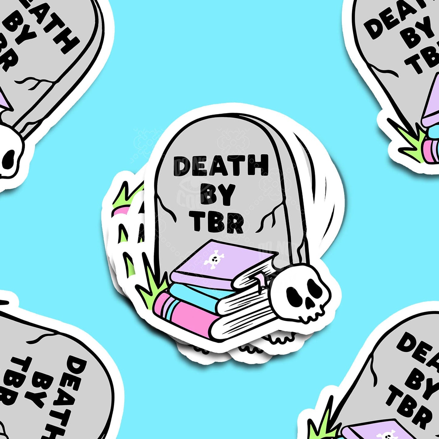 Death by TBR Vinyl Sticker