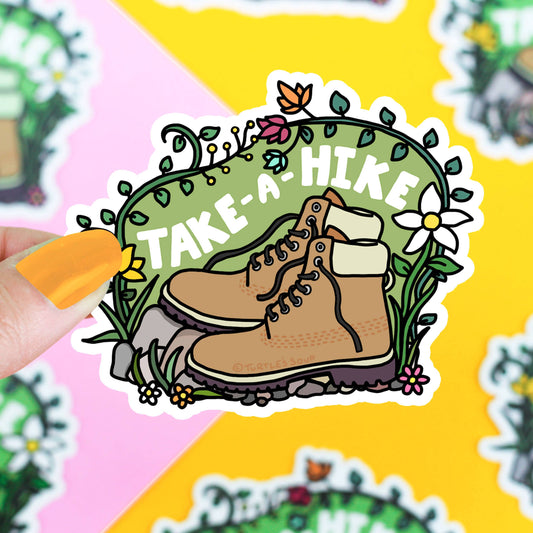 Take A Hike Vinyl Sticker