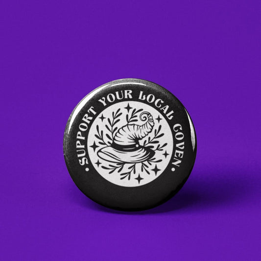 Support Your Local Coven Pinback Button