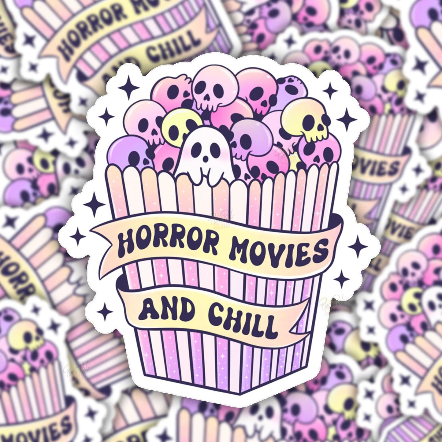 Horror Movies and Chill Vinyl Sticker